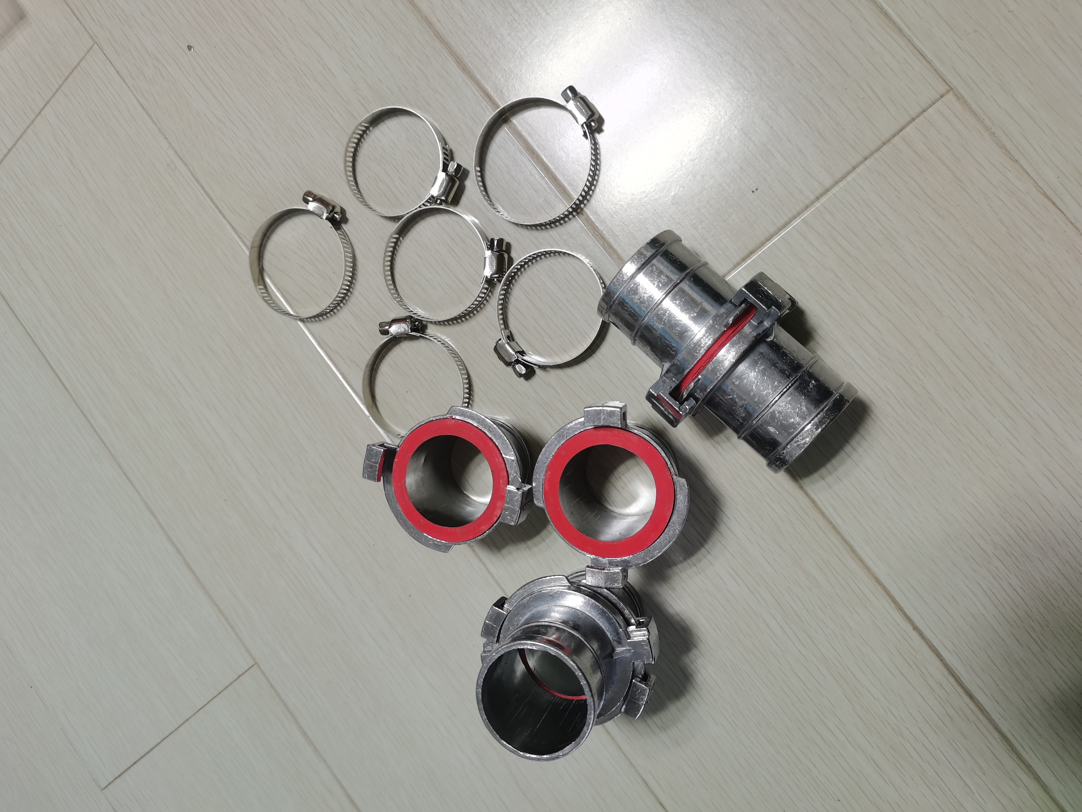 铝合金水带快速活接头消防水管软管浇地农用灌溉一寸喷灌配件大全