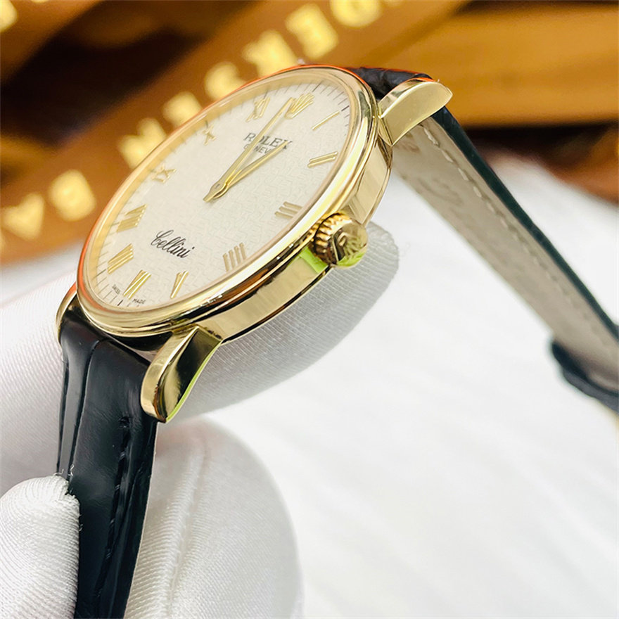 [9.5新]劳力士手表女切利尼系列18k黄金32表径手动机械正品5115