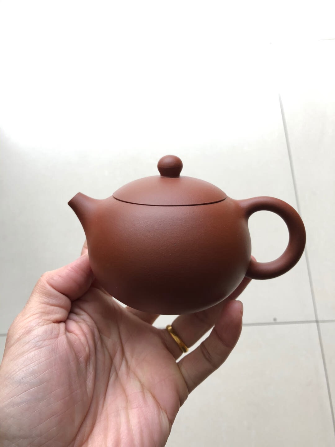 small red mud, about 230cc, selected from raw ore, small red mud, fine texture, mud color