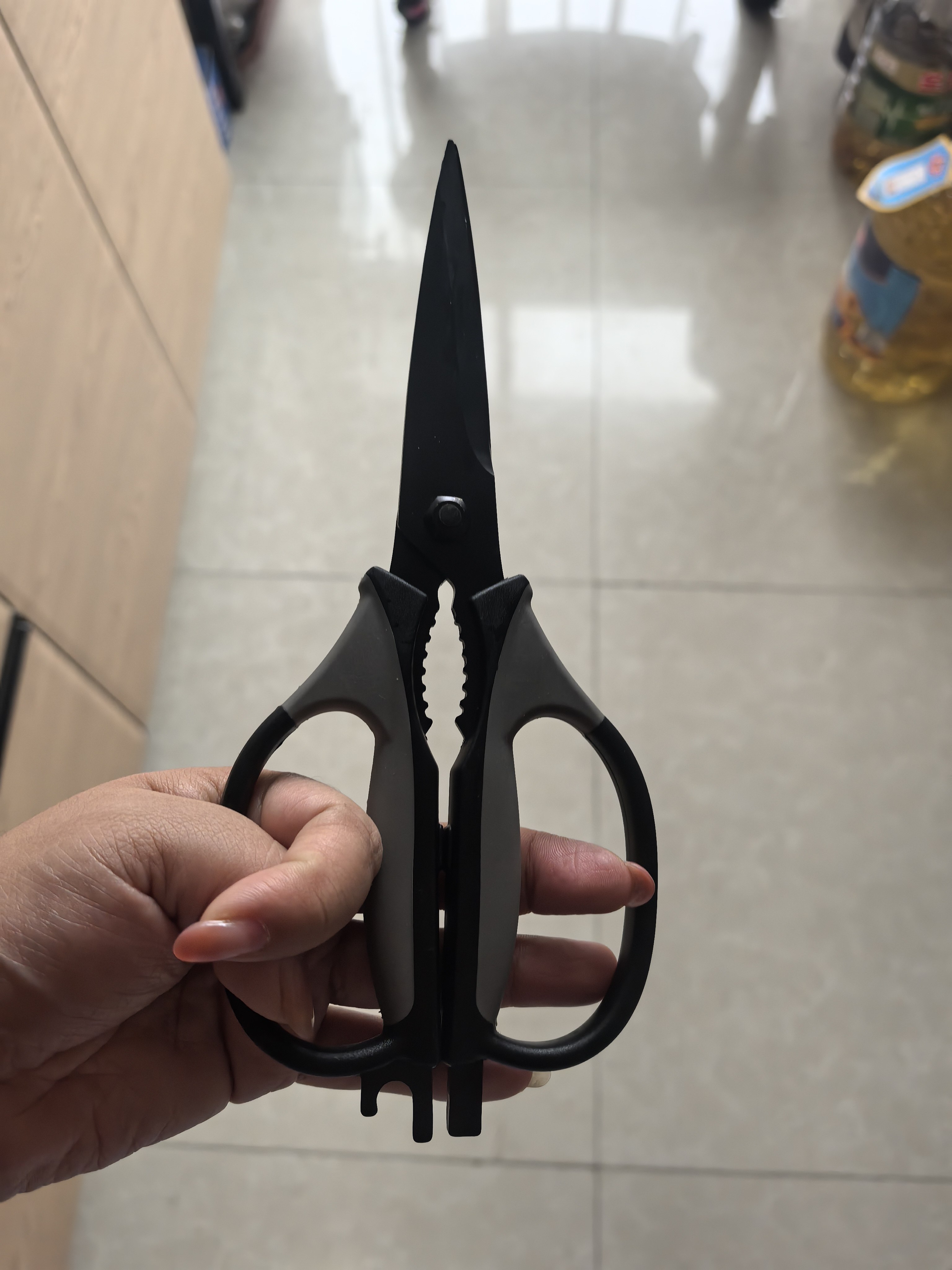 张小泉钛厨房剪刀剪鸡骨头强力家用专用多功能不锈钢剪子肉皮锋利