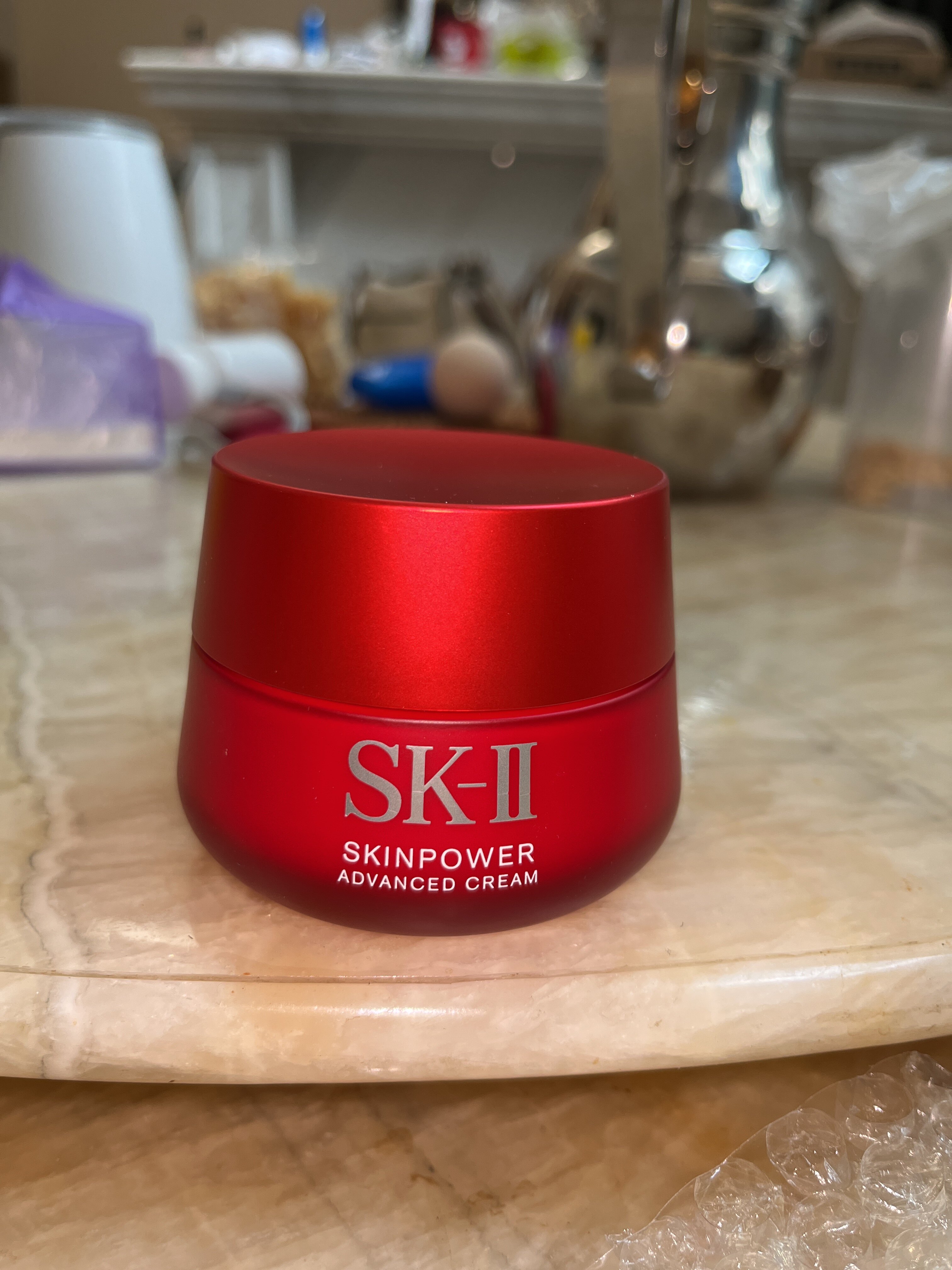 skii/sk2新版大红瓶面霜80g 赋活修护精华霜磨砂瓶 清爽/滋润型