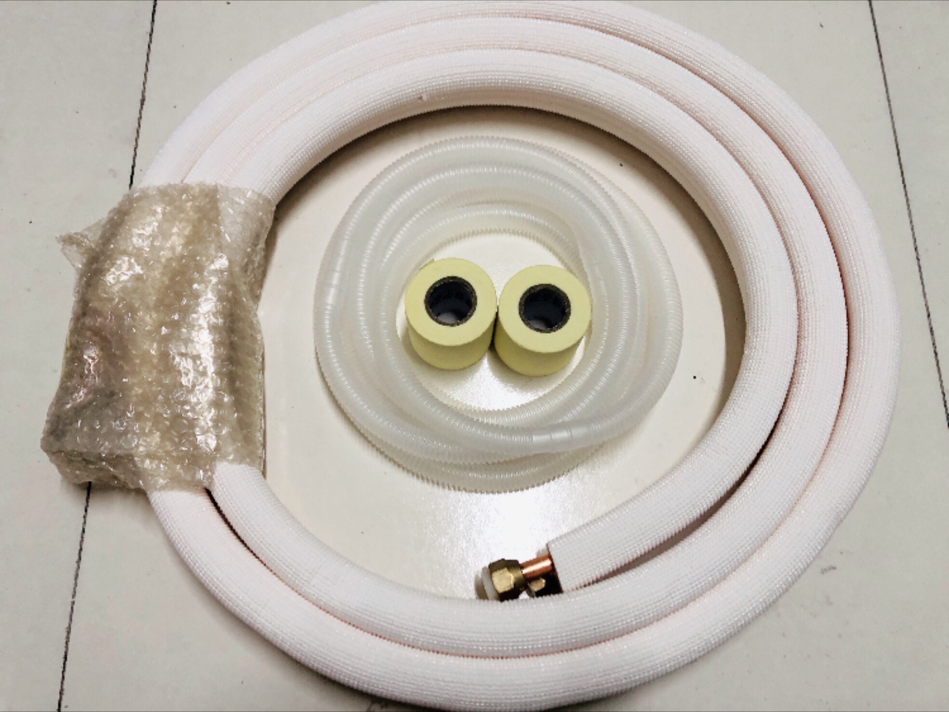 空调铜管连接管双管成品加厚冷媒管1匹1