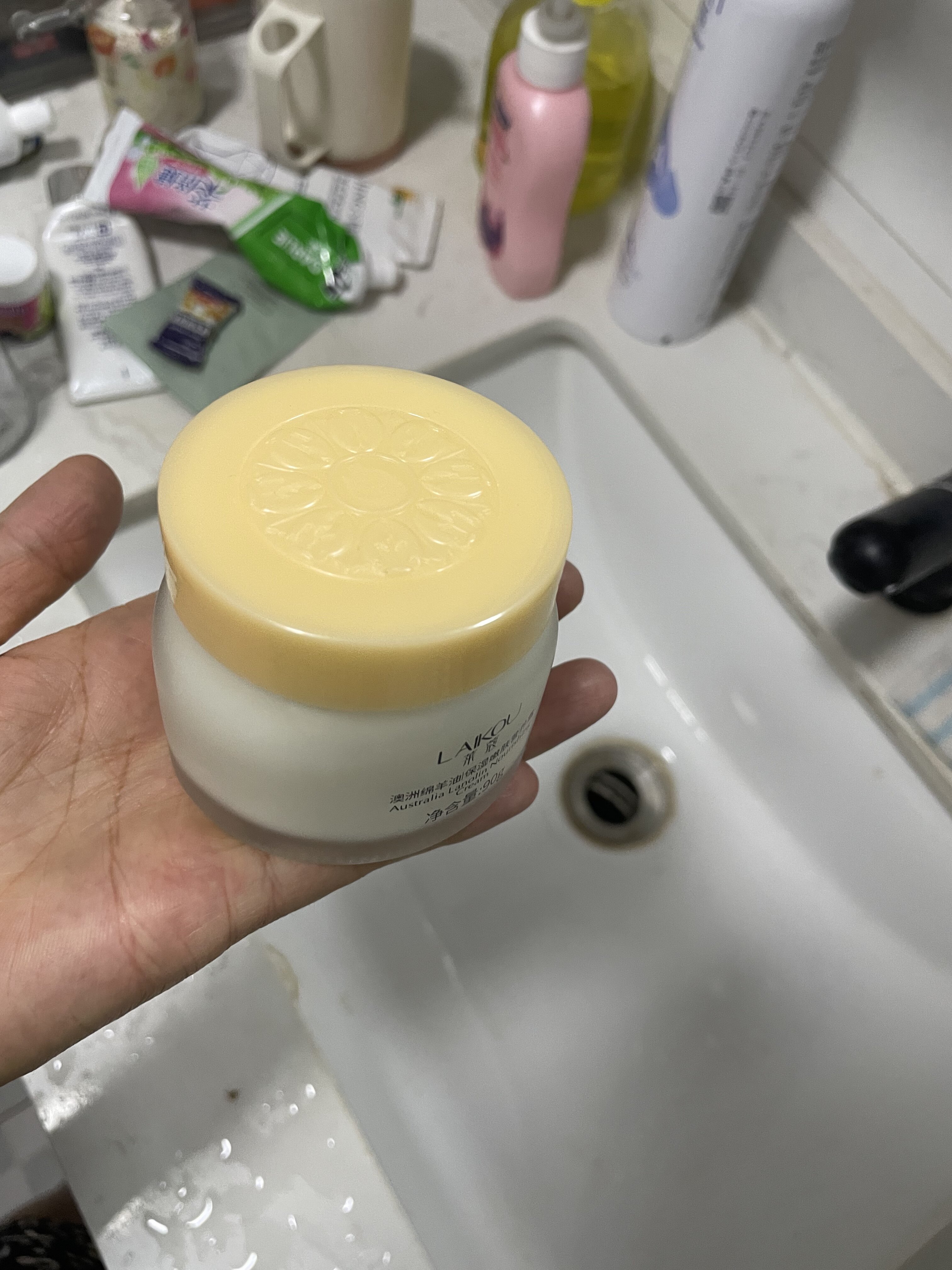 孕妇哺乳期可用澳洲绵羊润肤霜面霜专用绵阳膏羊油晚上用的护脸霜