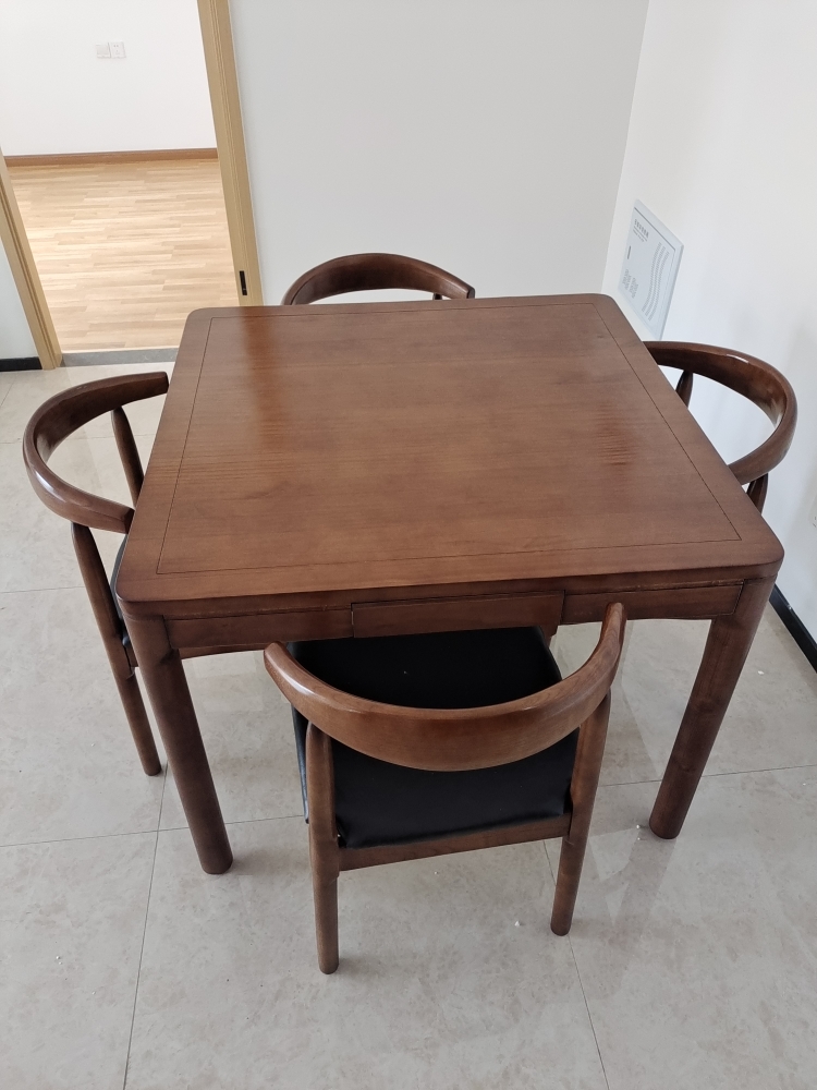 八仙桌实木茶桌椅组合正方形新中式家用泡茶台喝茶棋牌桌四方桌子