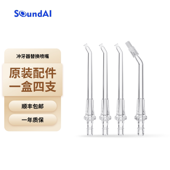 낙지에 적응 된 음향 치아 추력 노즐 휴대용 치아 추력 교체 노즐 액세서리 표준 치열 교정 4-PC 팩 낙지에 적응 된 음향 치아 추력 노즐 휴대용 치아 추력 교체 노즐 액세서리 표준 치열 교정 4-PC 팩
