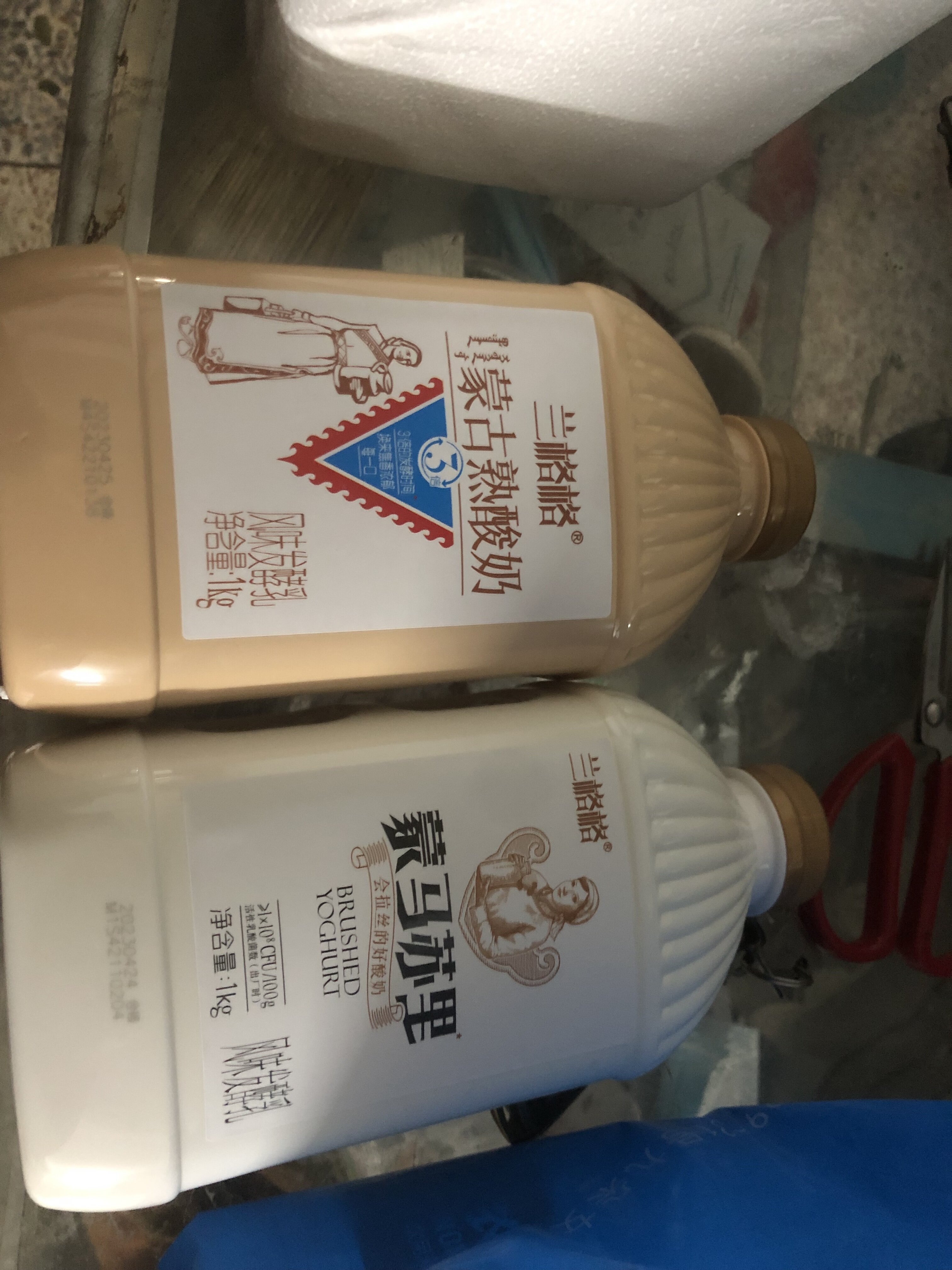 兰格格雪原内蒙古炭烧熟酸奶1kgx2怎么样