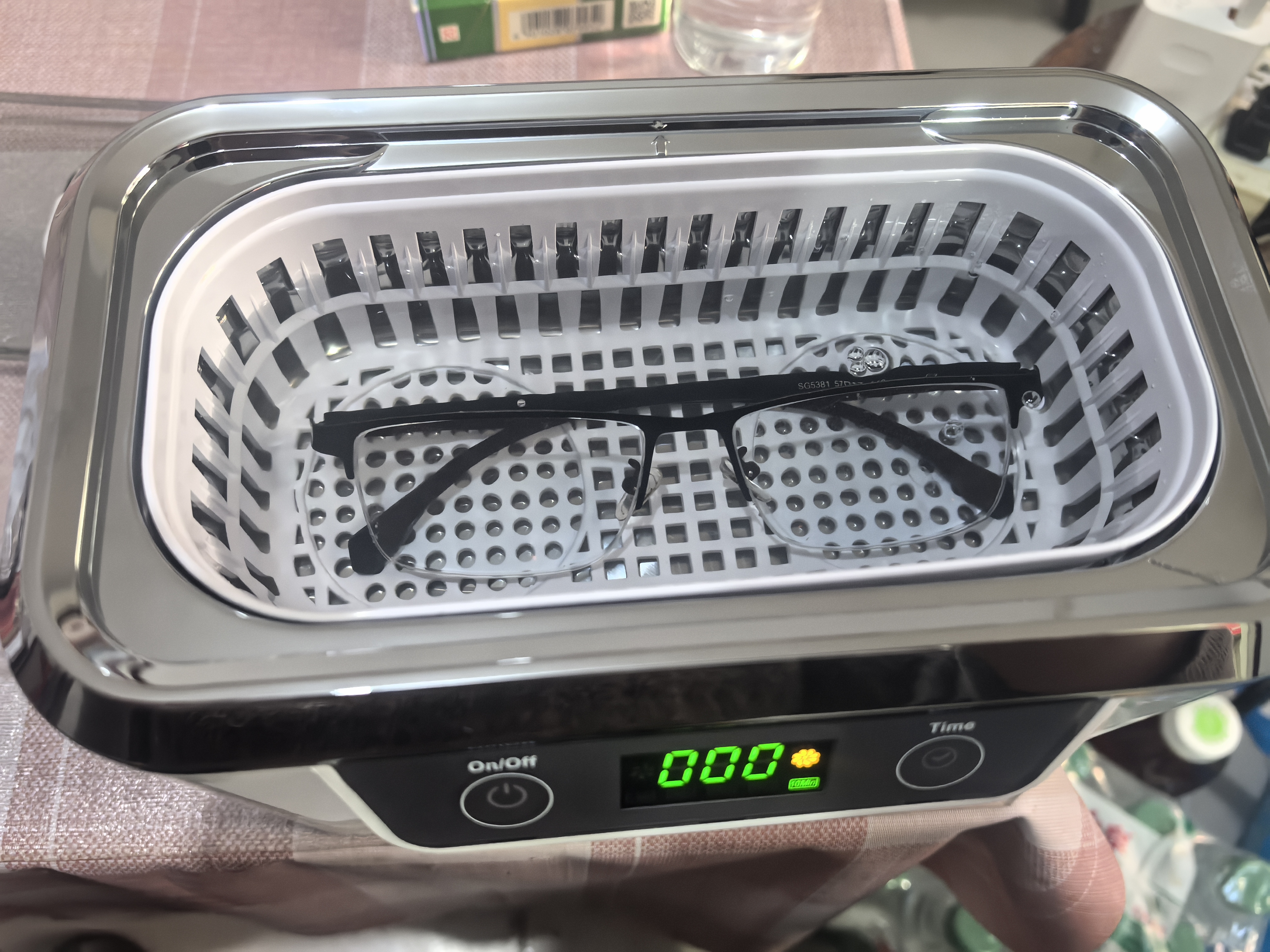 德国tinme超声波清洗机家用眼镜清洗器首饰手表隐形眼镜清洁神器