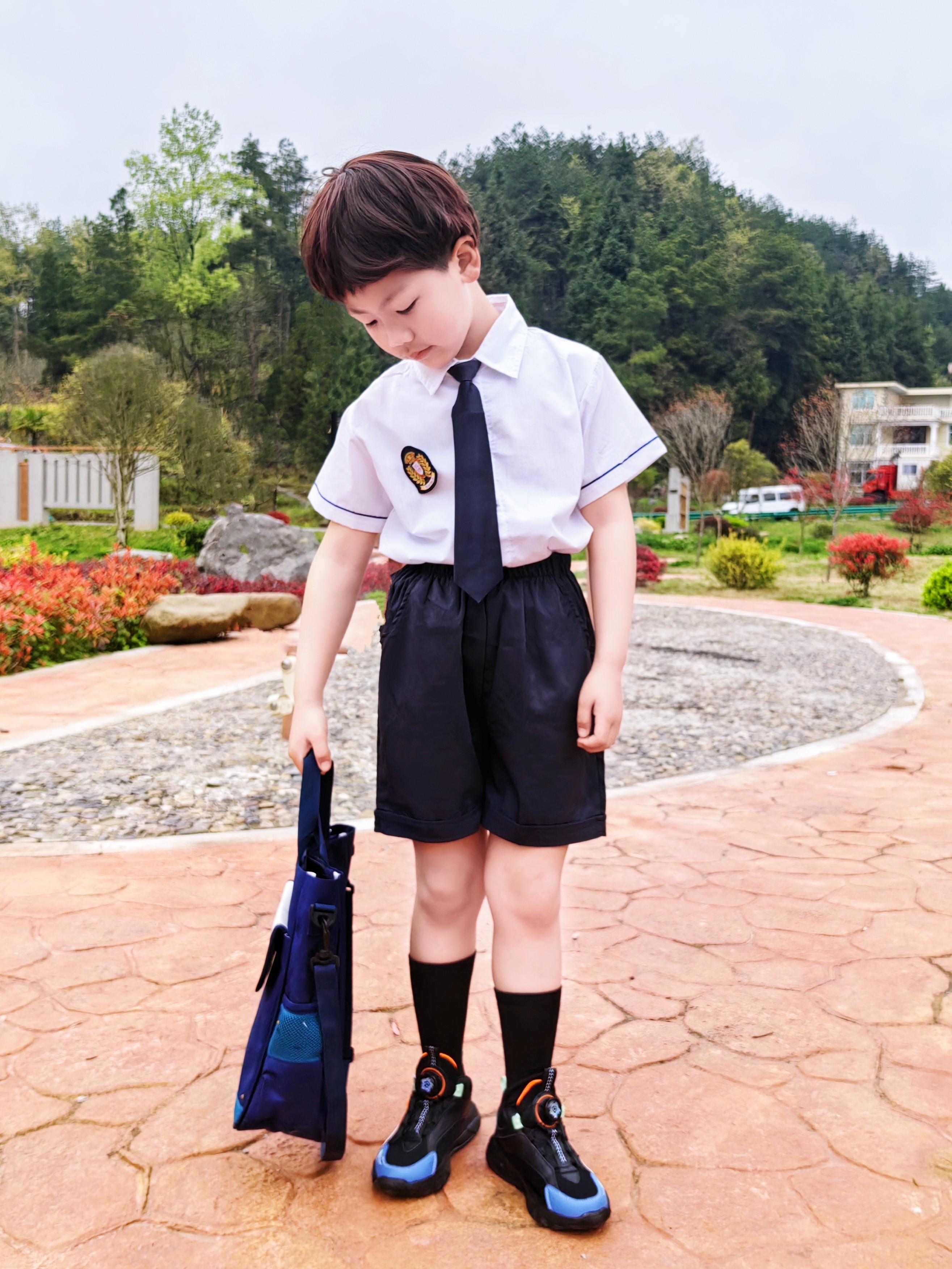 六一儿童合唱演出服诗歌朗诵服装女童演讲小学生幼儿园毕业园服夏