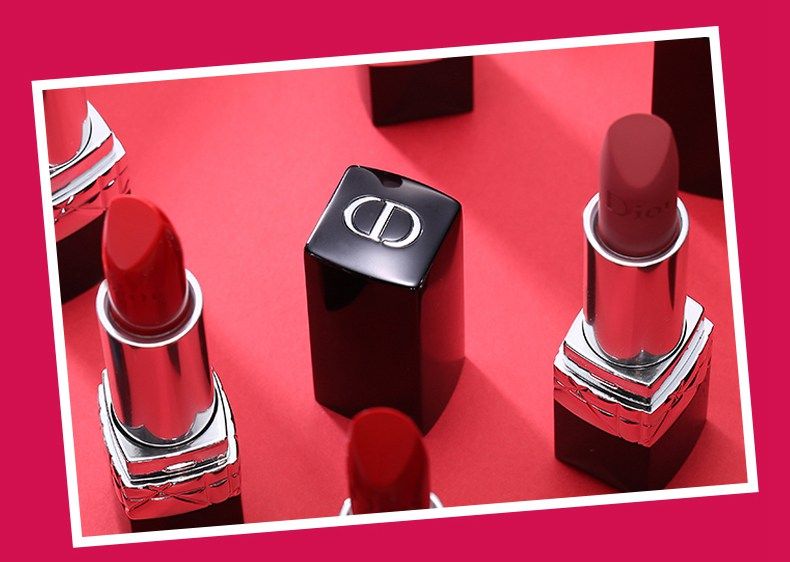 [低价限量10件]dior迪奥烈焰蓝金口红唇膏999#哑光正红色