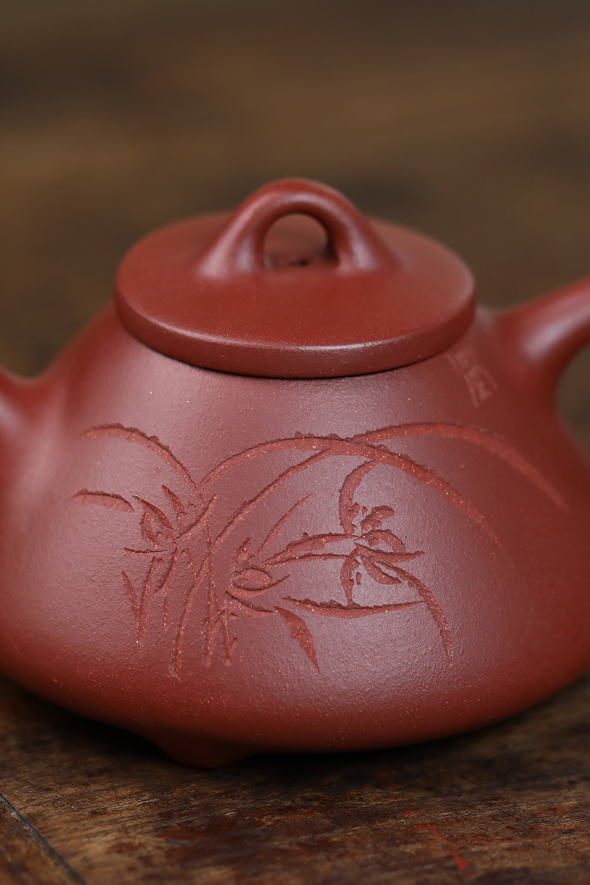 直播拍新品[石瓢]宜兴紫砂纯手工制原矿底槽清全手工刻绘泡茶器具