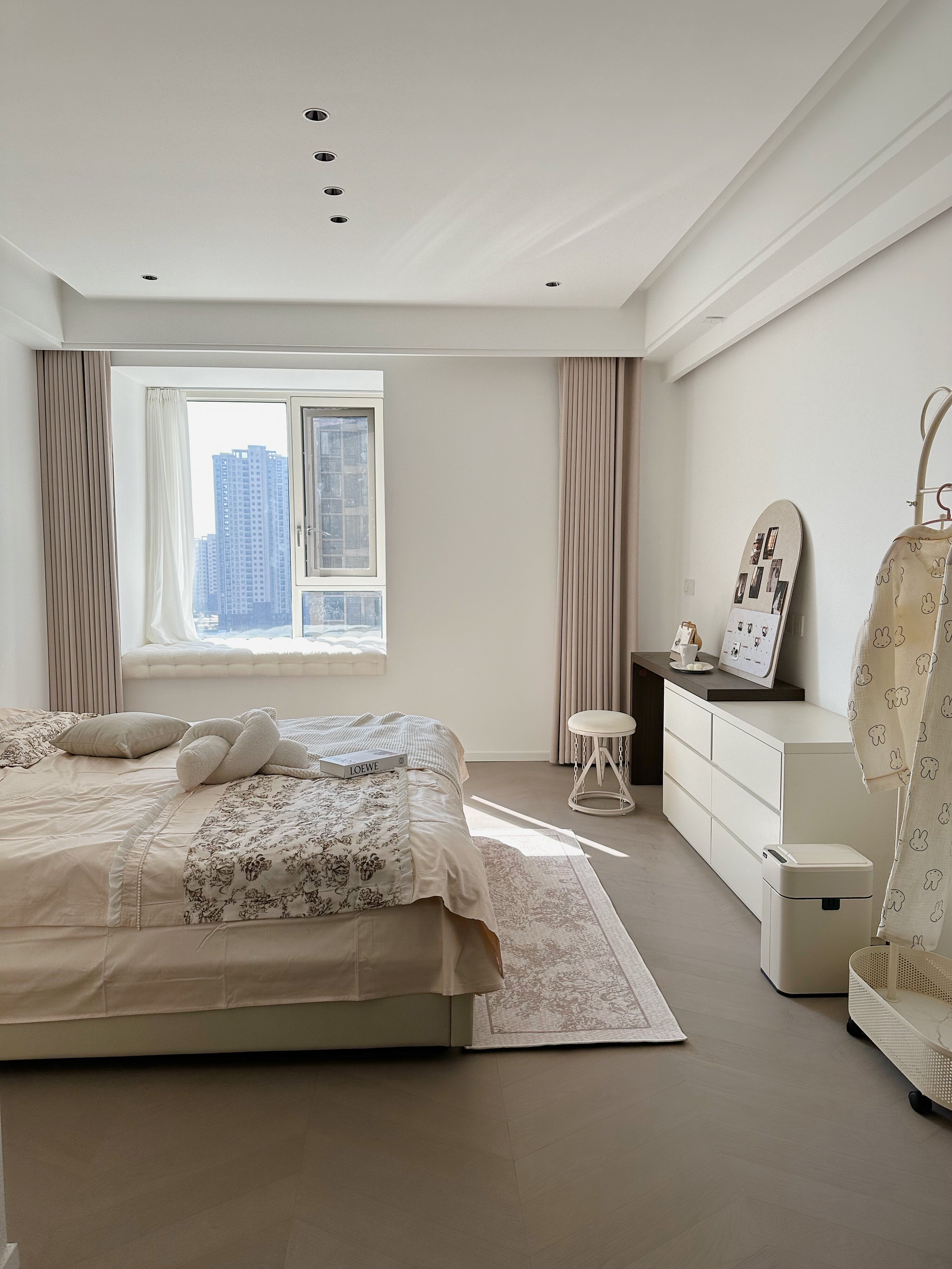 法式床边地毯卧室秋冬法风地毯床前长条加厚地垫轻奢高级感床边毯