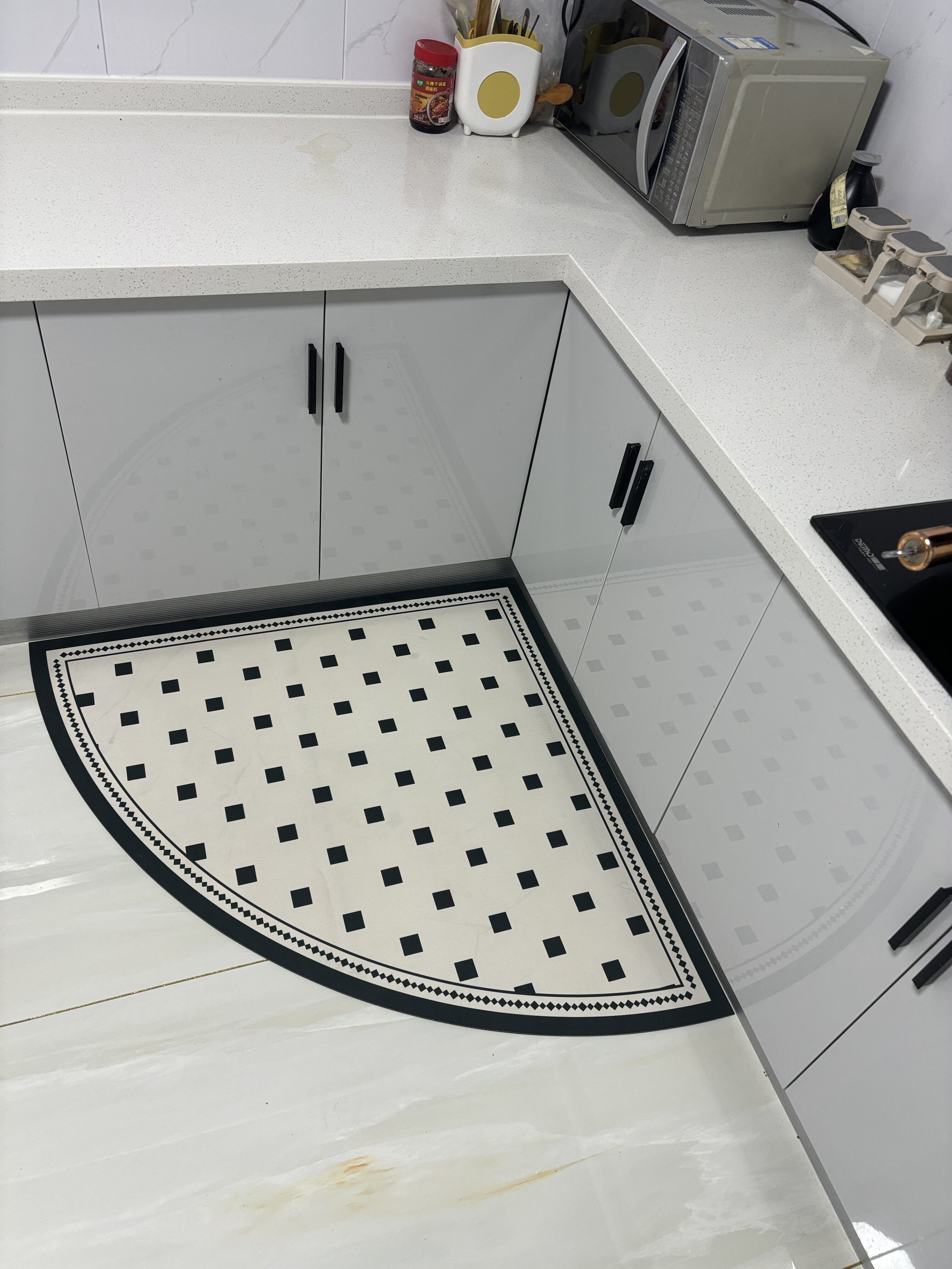 硅藻泥厨房专用地垫防滑防油地毯可擦免洗吸水垫2024新款防水脚垫