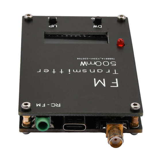 2000m FM 송신기 0.5W 500MW 디지털 디스플레이 스테레오 76-108MHz Type-C 2000m FM 송신기 0.5W 500MW 디지털 디스플레이 스테레오 76-108MHz Type-C