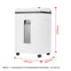 Zhendan Professional Safety Fine Fine Crushing Office Paper Shredder 한 번에 10 개 조각 60 분 CD Crushing Card 22L AS103CD Zhendan Professional Safety Fine Fine Crushing Office Paper Shredder 한 번에 10 개 조각 60 분 CD Crushing Card 22L AS103CD