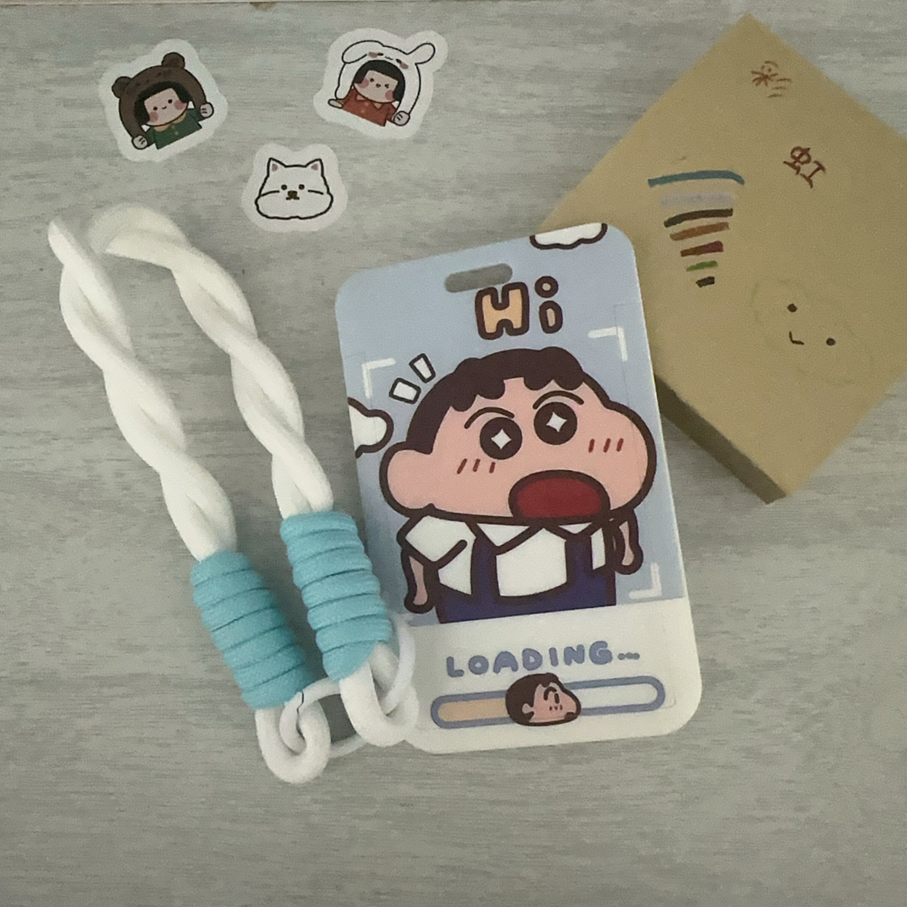 可爱蜡笔小新学生证件套食堂饭卡胸牌卡套校园卡公交羊城通地铁门禁