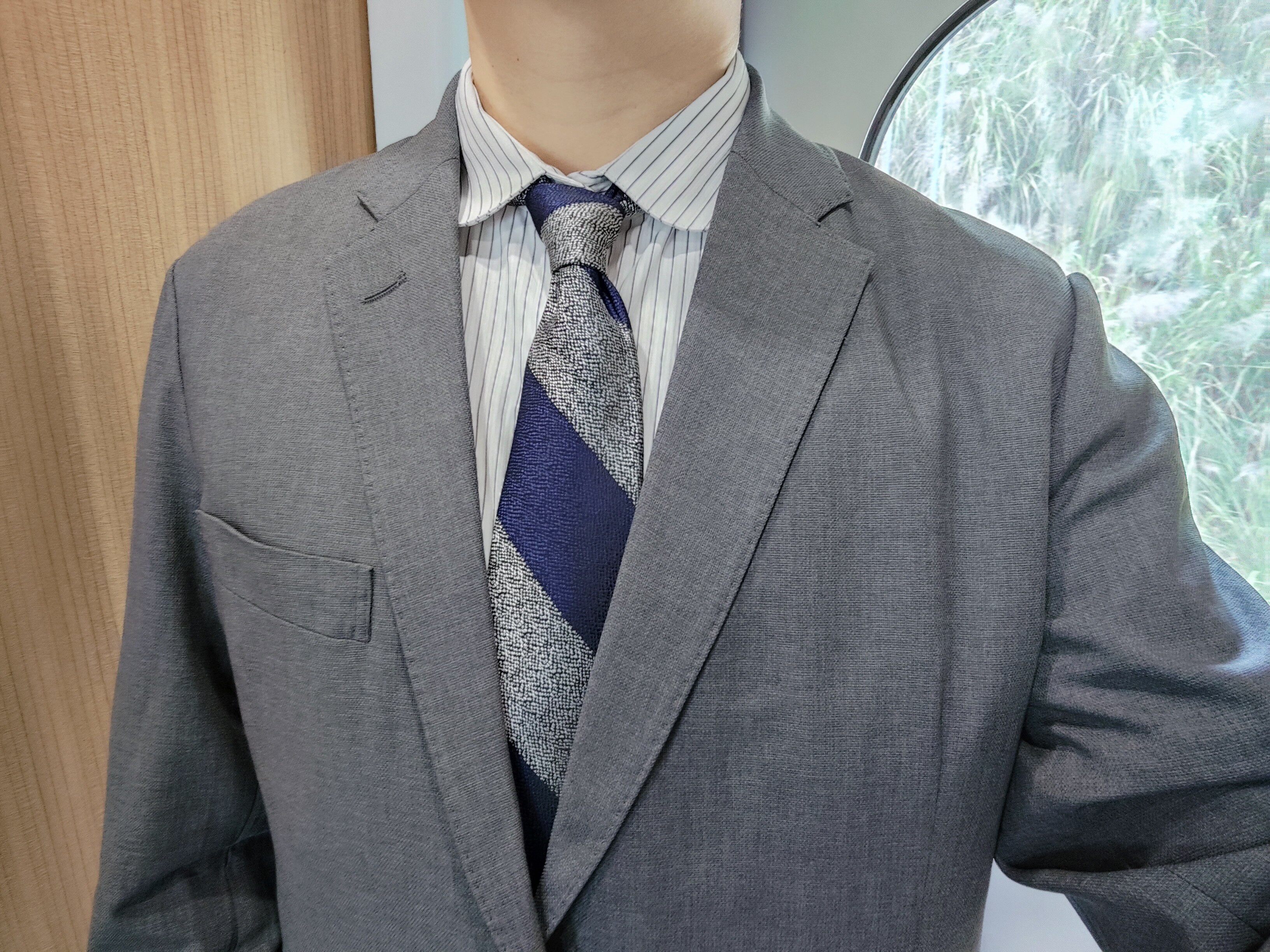 蒙图案条纹风格休闲包装种类礼盒装颜色分类蓝底斜纹jml2795手打领带