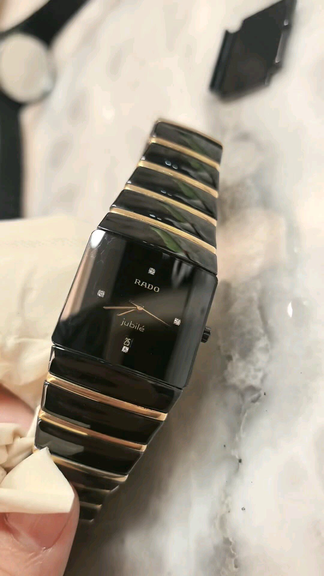 保用三年适用于雷达rado手表原装电池进口晶萃皓星陶瓷真薄拱