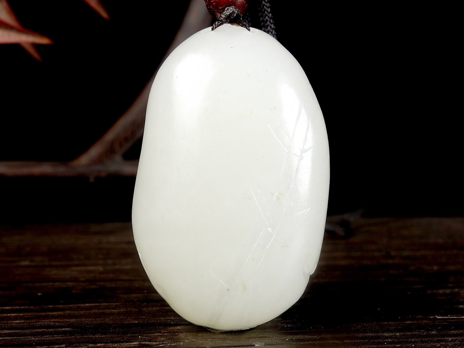 寓意【笑佛】和田玉油润细腻挂件重36.32克