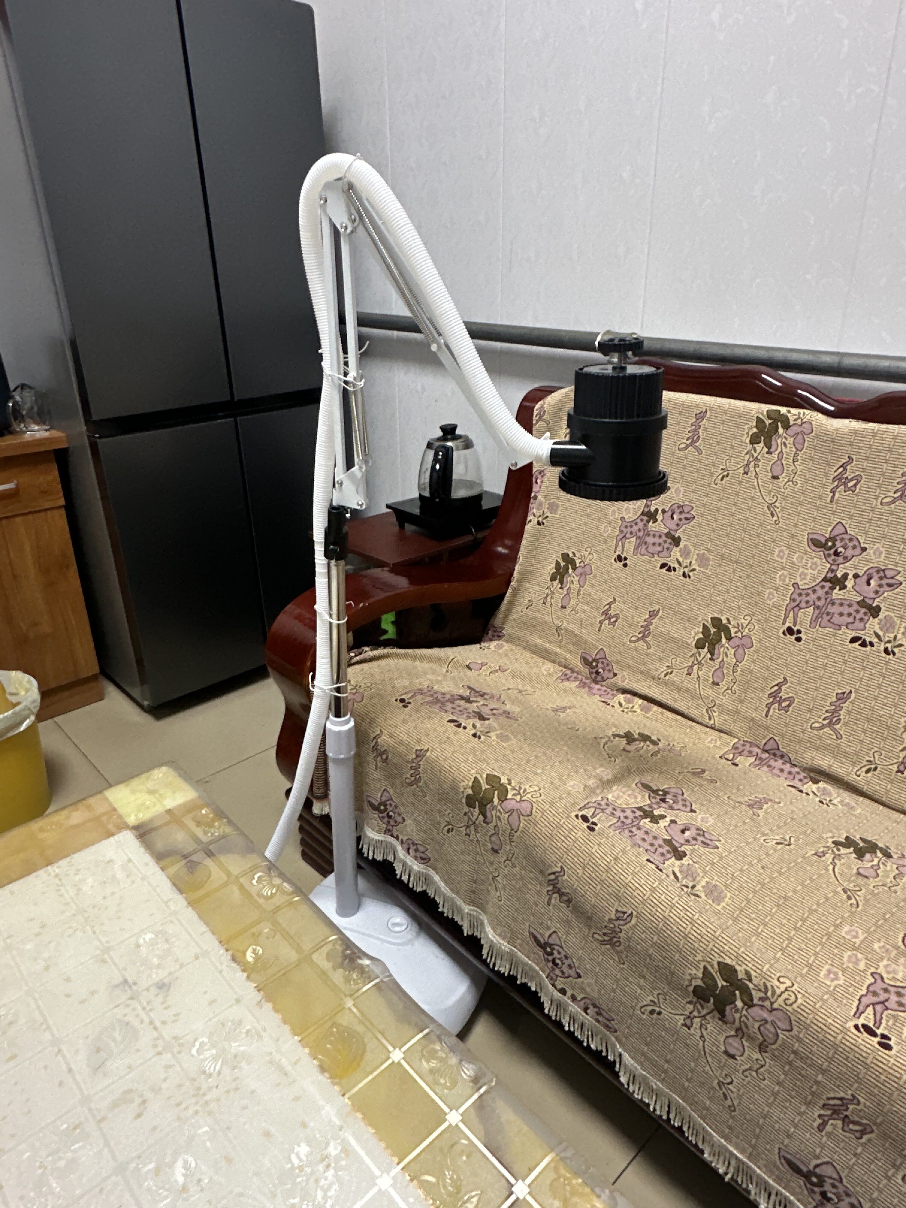 艾灸架排烟款悬灸支架家用明火雷火灸仪器一体机无烟熏蒸工具器具