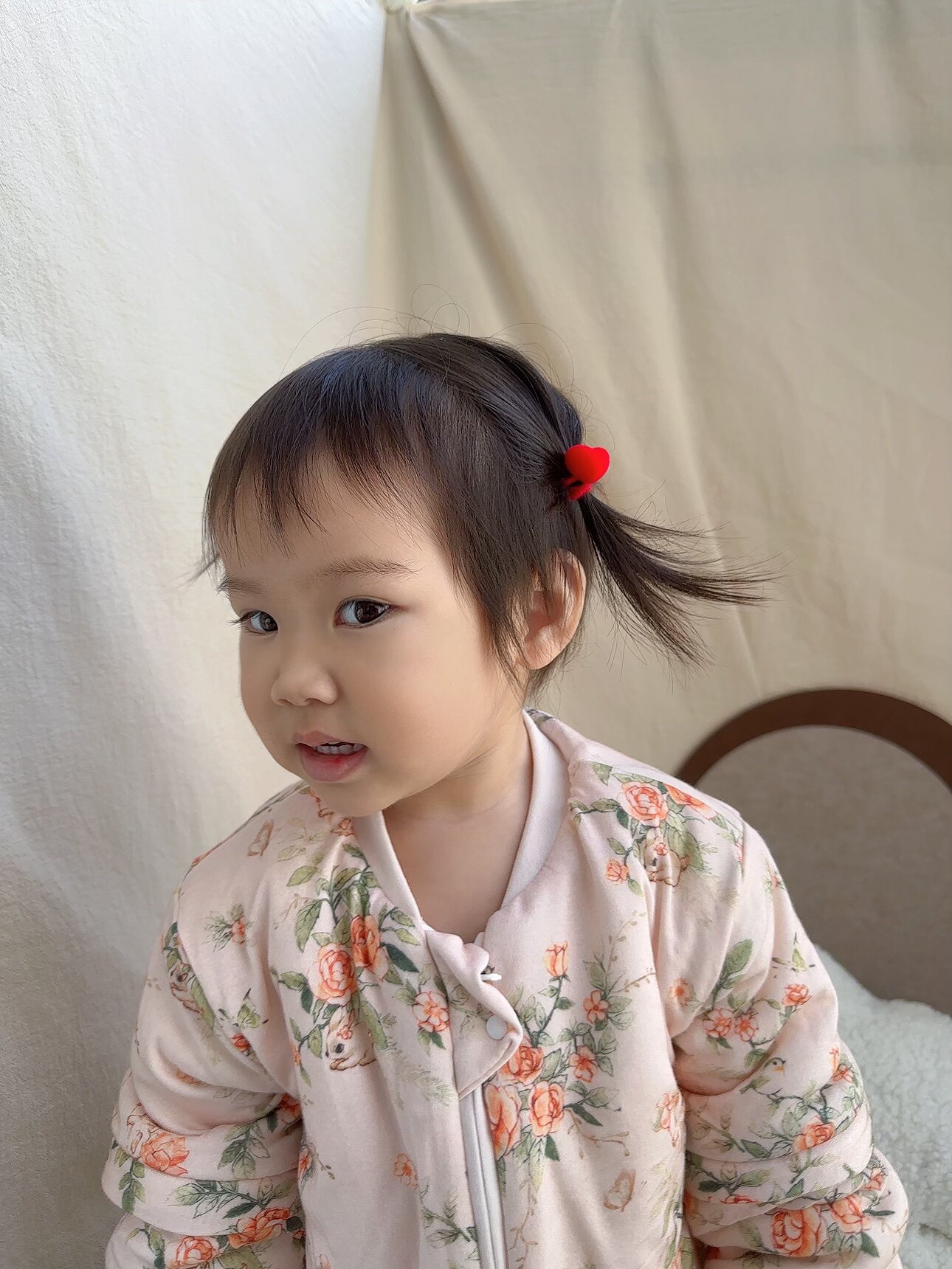 新年发饰宝宝扎头发儿童拇指发圈不伤发弹性好女童扎辫子红色头绳