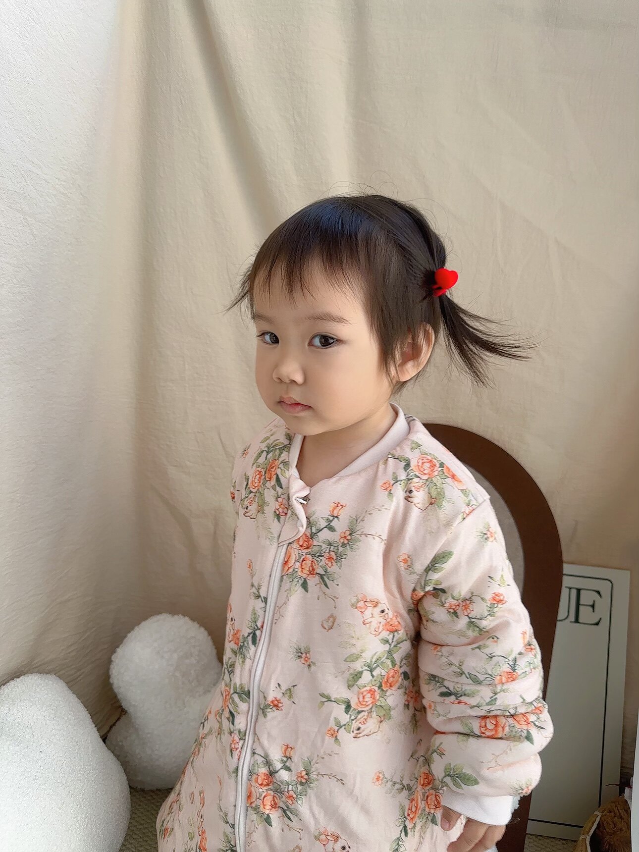 新年发饰宝宝扎头发儿童拇指发圈不伤发弹性好女童扎辫子红色头绳