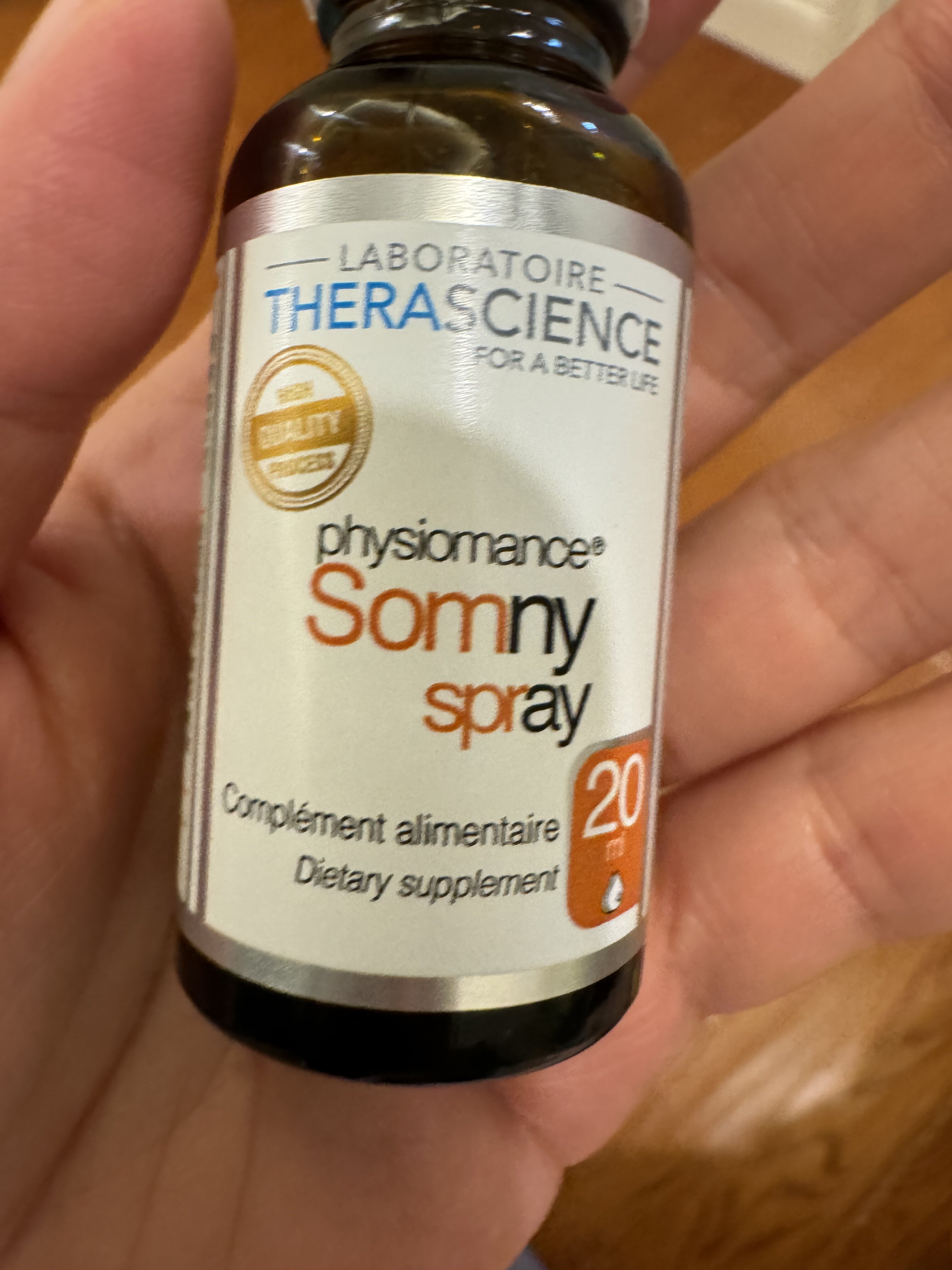 法国睡眠喷雾 原装somny spray褪黑素深度安神助眠纯