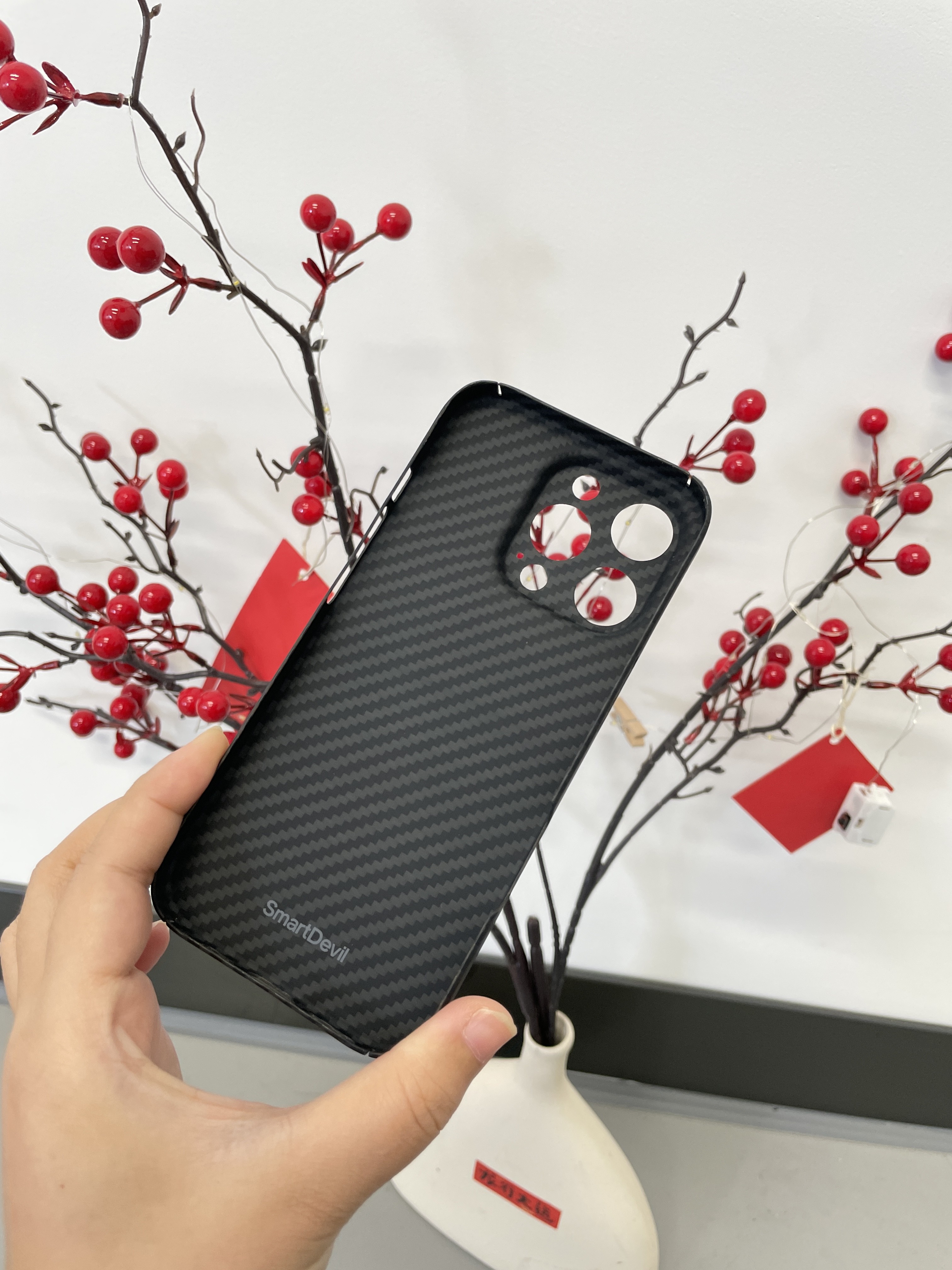 闪魔适用苹果16promax手机壳iphone16pro凯夫拉16plus碳纤维新款16por