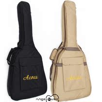 41 inch folk guitar bag thick shoulder back single carry 3 picks