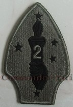 UCP Color USMC 2nd Division ACU Badge Arm Sticker Velcro