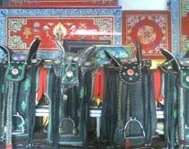 White copper silver-plated saddle Full set of saddles