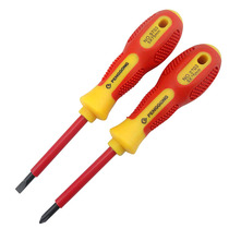 Peng Gong Tool Insulated Plastic Shank Chrome Vanadium Electrician Screwdriver Insulated Screwdriver Screwdriver Lot 9703