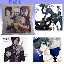 Black Deacon square cushion pillow promotion customized personal animation pillow cushion gift DIY fabric double-sided