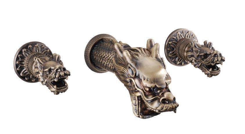 暗装 仿古水龙头 艺术水龙头 青古铜 仿古水龙头 仿古龙头 q01_7折