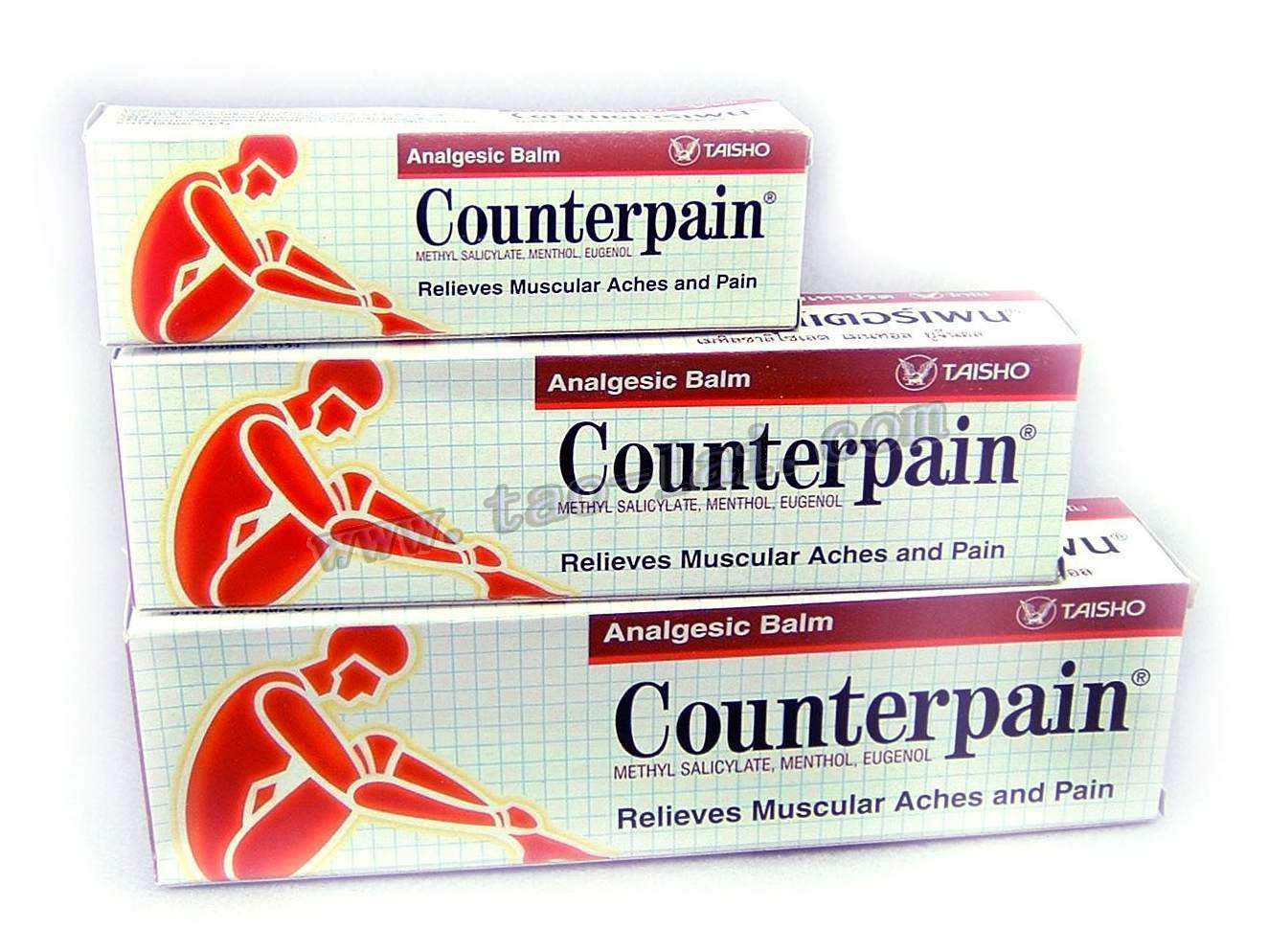 泰国施贵宝肯得特效酸痛按摩膏counterpain温热型120克 绝对正品