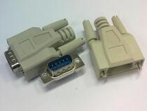 Wholesale DB9 pin hole serial port female male RS232 head shell 9-core glue outer mold COM plug