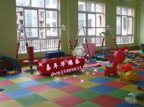 Sentimental training equipment set A- shaped rack cylinder sling cable log pillar sling stick