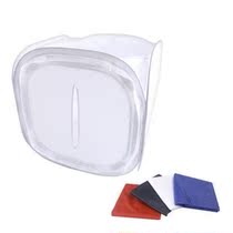 Soft light shed Soft light box 50cm bright shed foldable round studio with 4 flocking background cloth