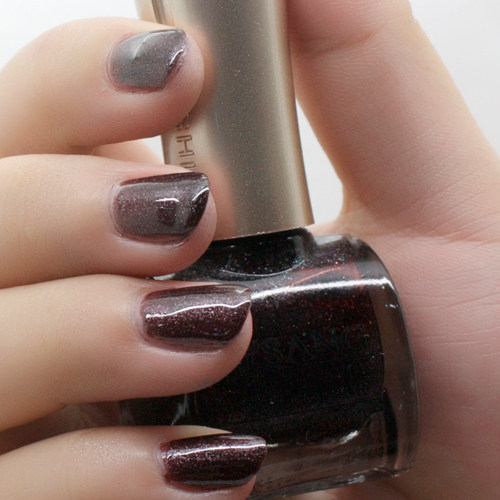 吉尚新款 指甲油c10 珠光鱼子酱紫黑色 美甲满额包邮 易涂好上色