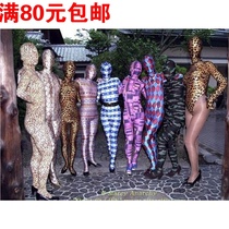 Snake pattern fully coated tights one-piece COSPLAY tailor-made various styles of fully coated clothes