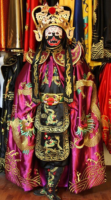 全金丝刺绣川剧变脸服装 包教送喷火变伞终身保修全国_7折现价2400元