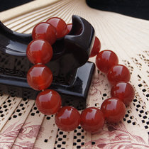 Hot sale natural Brazilian red agate bracelet jade bracelet Red chalcedony bracelet