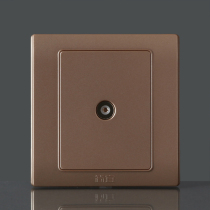 皇冠 皇冠信 信誉 * Jane switch panel Gold TV one point two socket switch socket panel