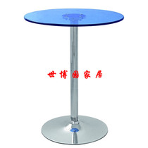 Fashion acrylic bar table exhibition table meeting guest bar table negotiation round table telephone table notebook table