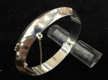 Thai import -- S925 -- insurance buckle -- hollow -- thin chain -- sterling silver -- bracelet Z103 European and American silver jewelry