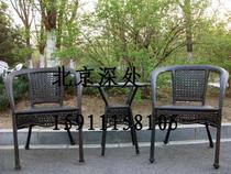teng yi zi three sets of rattan furniture outdoor rattan chairs office leisure furniture patio tables and chairs