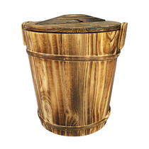 Wooden cha shui tong cha zha tong ancient barrel tea pai shui tong za wu tong duo yong tong trash cans