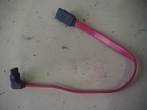 Original SATA hard disk data cable has been the head of the elbow