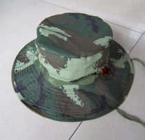 数码迷彩帽子休闲圆边帽奔尼帽 男式太阳帽渔夫帽户外遮阳帽