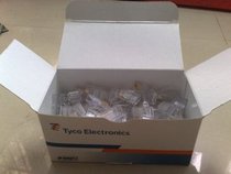 Amp AMP Ultra Five Category Crystal Head RJ45 network 8P8C Crystal Head Engineering Grade Golden Crystal Head