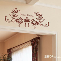 Wall stickers window stickers sweet Home wall stickers TV living room custom background buyer show